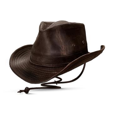 Men's Dpc Weathered Outback Hat, Size: Xl, Black