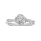Primrose Sterling Silver Cubic Zirconia Love Knot Ring, Women's, Size: 7, White