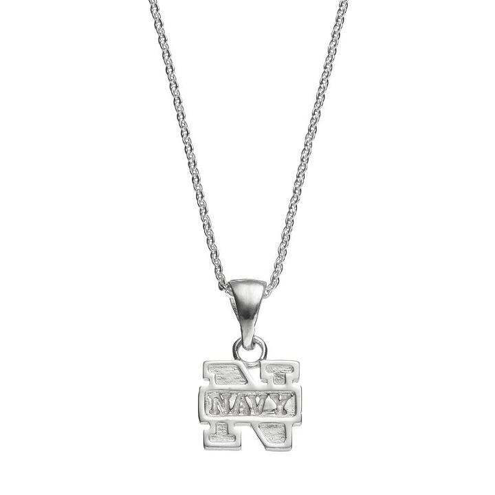 Dayna U Us Navy Sterling Silver Pendant Necklace, Women's, Size: 18, Grey