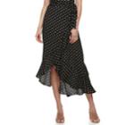 Women's Studio 253 Printed Ruffle Maxi Skirt, Size: Small, White