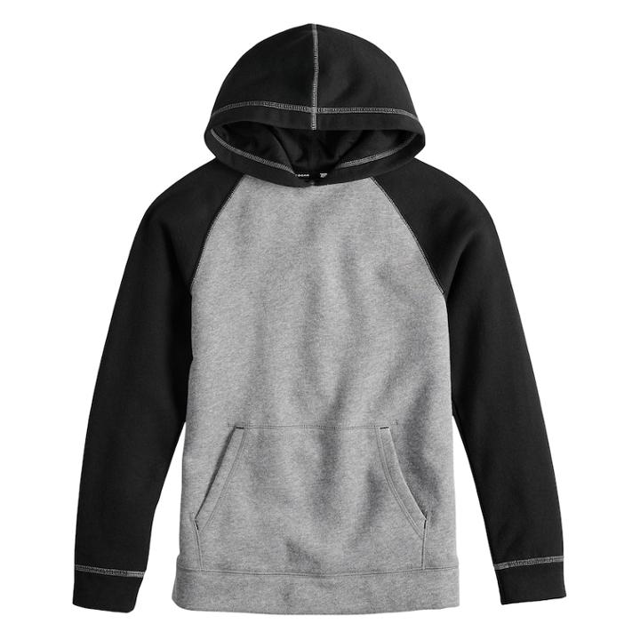 Boys 8-20 Tek Gear&reg; Ultra-soft Pull-over Hoodie, Size: M(10-12), Oxford