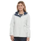 Women's Weathercast Hooded Windbreaker Jacket, Size: Xl, Multicolor