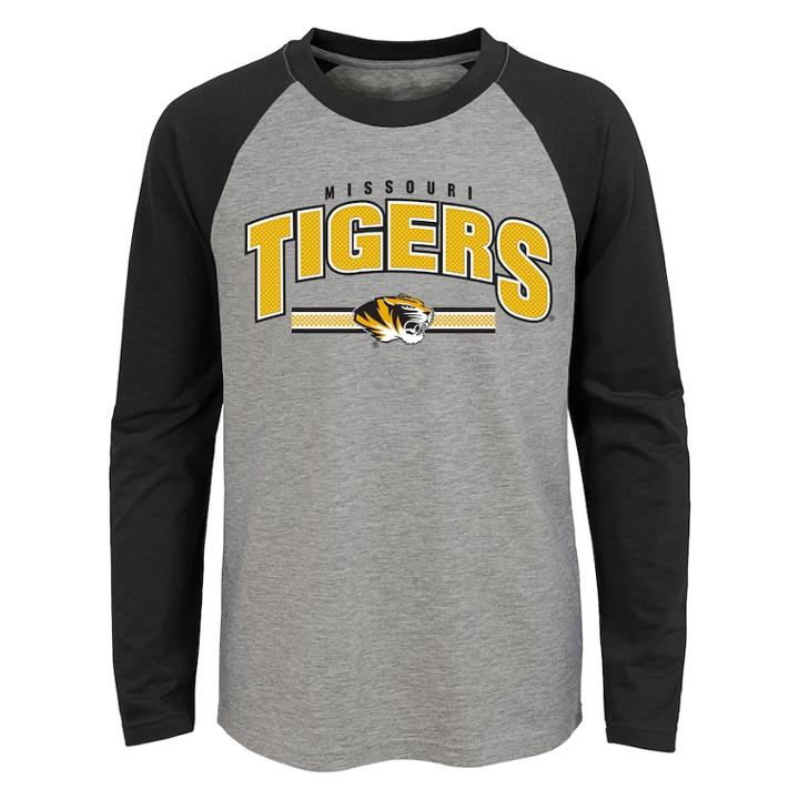 Boys 4-18 Missouri Tigers Audible Tee, Size: 16-18, Grey