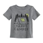 Baby Boy Jumping Beans&reg; Happy Camper Graphic Softest Tee, Size: 3 Months, Med Grey