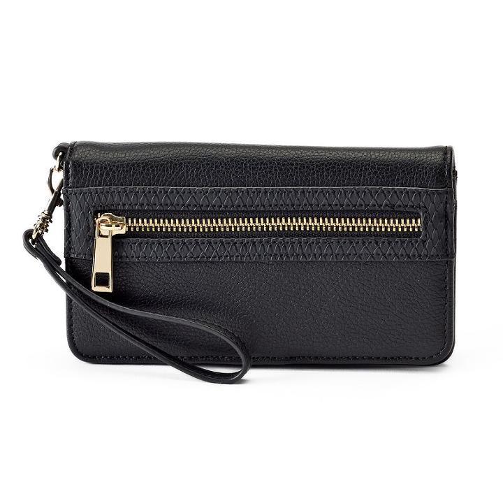 Apt. 9&reg; Margo Wristlet, Women's, Black