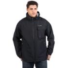 Men's Avalanche Triton Classic-fit Hooded Jacket, Size: Medium, Black
