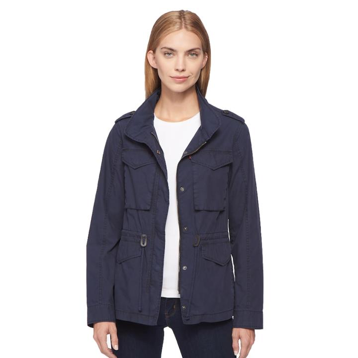 Women's Levi's Military Jacket, Size: Large, Blue (navy)