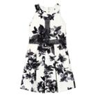 Girls 7-16 Iz Amy Byer Floral Texture Knit Halter Dress, Size: 7, Ovrfl Oth