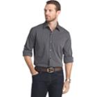 Men's Van Heusen Traveler Stretch Classic-fit No-iron Button-down Shirt, Size: Xxl, Black