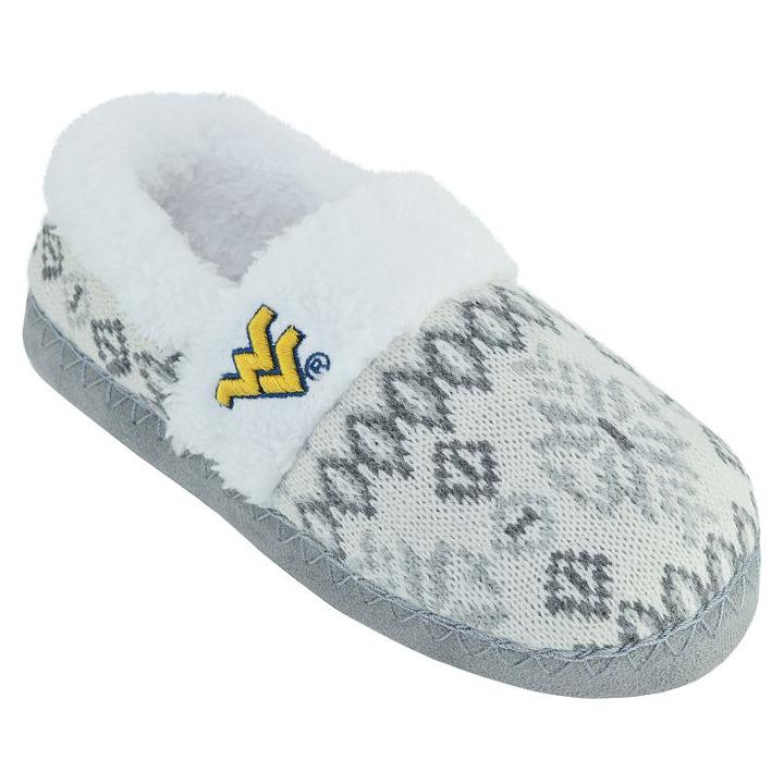 Women's West Virginia Mountaineers Snowflake Slippers, Size: Large, Team
