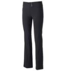 Juniors' Joe B Pull-on Bootcut Dress Pants, Girl's, Size: Small, Black