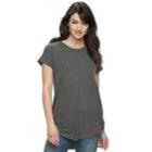 Women's Apt. 9&reg; Essential High-low Tunic, Size: Xs, Med Grey