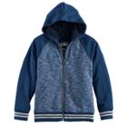 Boys 8-20 Urban Pipeline&reg; Raglan Sherpa-lined Fleece Hoodie, Size: Small, Blue