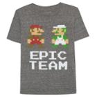 Boys 4-10 Jumping Beans&reg; Nintendo Super Mario Bros. Epic Team Graphic Tee, Size: 4, Grey