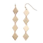 Lc Lauren Conrad Kite Nickel Free Drop Earrings, Women's, Gold