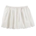 Girls 4-8 Oshkosh B'gosh Ivory Eyelet Skirt, Girl's, Size: 5, White