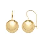 Everlasting Gold 14k Gold Ball Drop Earrings, Women's