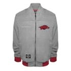 Men's Franchise Club Arkansas Razorbacks Edge Fleece Jacket, Size: 3xl, Grey