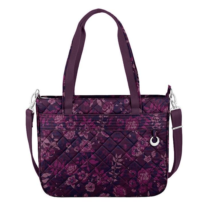 Travelon Anti-theft Boho Tote Bag, Women's, Red