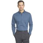 Big & Tall Van Heusen Classic-fit Non-iron Button-down Shirt, Men's, Size: Xl Tall, Blue (navy)