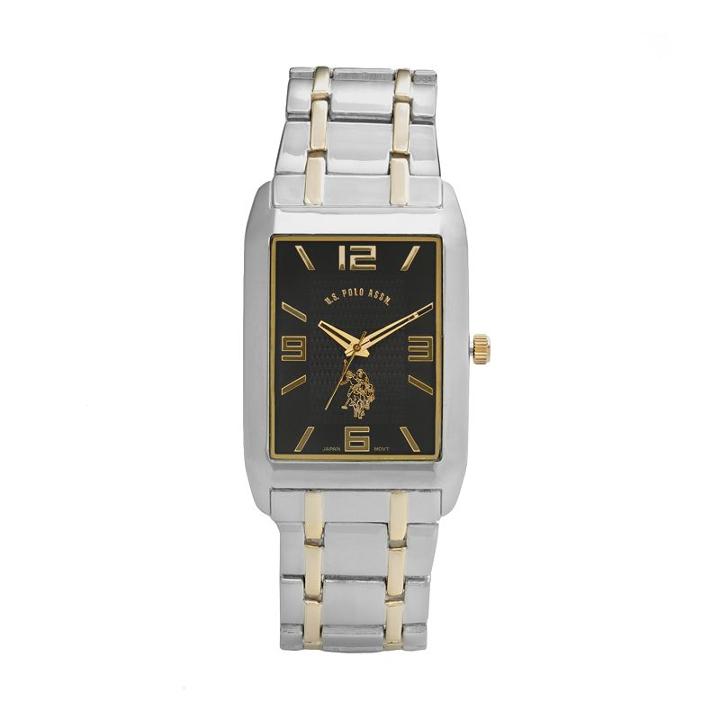 U.s. Polo Assn. Men's Two Tone Watch - Usc80004, Size: Medium, Multicolor