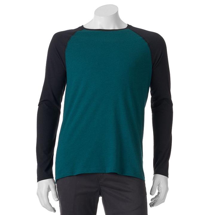 Big & Tall Urban Pipeline&reg; Ultimate Raglan Tee, Men's, Size: Xl Tall, Green