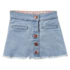 Girls 4-8 Carter's Denim Button-front Skirt, Size: 6, Blue Other