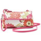Croft & Barrow&reg; Chelsea Safe Keeper Rfid-blocking Floral Crossbody Bag, Women's, Med Blue