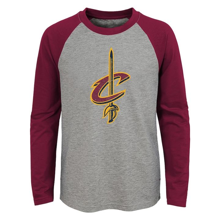 Boys 4-18 Cleveland Cavaliers Fadaway Tee, Size: 16-18, Grey