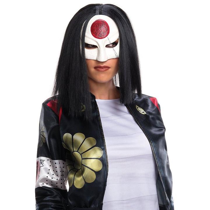 Adult Dc Comics Suicide Squad Katana Costume Wig, Multicolor