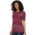 Maternity A:glow Empire Popover Nursing Top, Women's, Size: Xl-mat, Dark Red