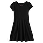 Toddler Girl Jumping Beans&reg; Solid Skater Dress, Size: 3t, Black