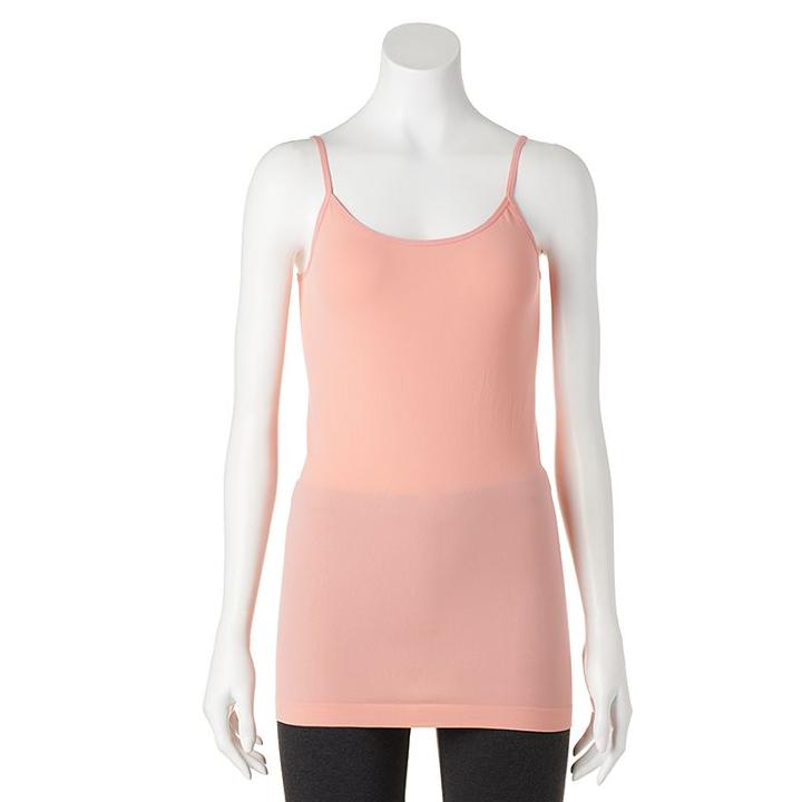 Women's Apt. 9&reg; Solid Seamless Camisole, Size: S/m, Lt Orange