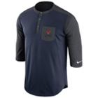 Men's Nike Virginia Cavaliers Dri-fit Touch Henley, Size: Xxl, Ovrfl Oth