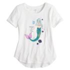 Girls 7-16 & Plus Size So&reg; Flip Sequin Rolled Cuff Tee, Size: 16 1/2, White