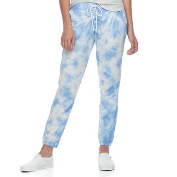 Juniors' Cloud Chaser Lace-up Joggers, Teens, Size: Large, Blue