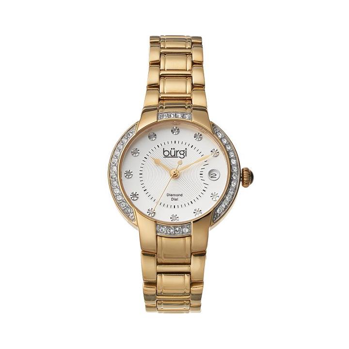 Burgi Women's Watch, Yellow