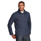 Men's Van Heusen Classic-fit Button Mockneck Fleece Sweater, Size: Xxl, Light Blue
