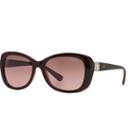 Vogue Timeless Vo2943s 55mm Butterfly Gradient Sunglasses With Swarovski Elements, Women's, Dark Brown