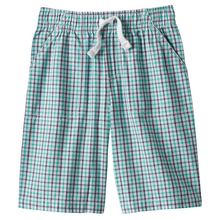 Boys 4-7x Jumping Beans&reg; Gingham Shorts, Boy's, Size: 7, Natural