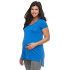 Maternity A:glow Graphic Tunic Tee, Women's, Size: Xl-mat, Blue (navy)
