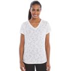 Women's Tek Gear&reg; Burnout Yoga Tee, Size: Medium, White