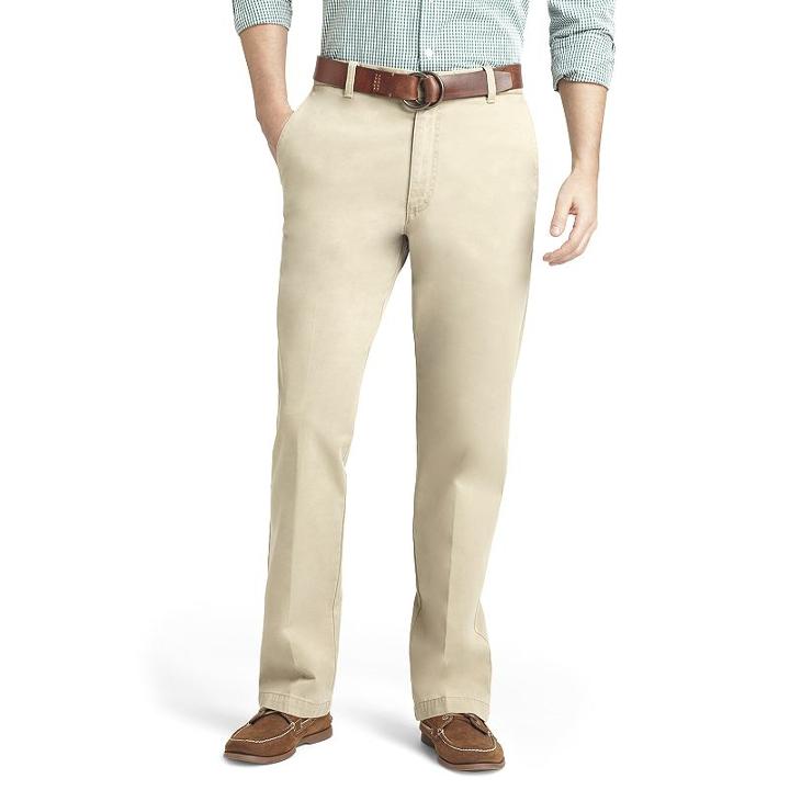 Men's Izod Straight-fit Saltwater Chino Pants, Size: 36x32, Med Beige