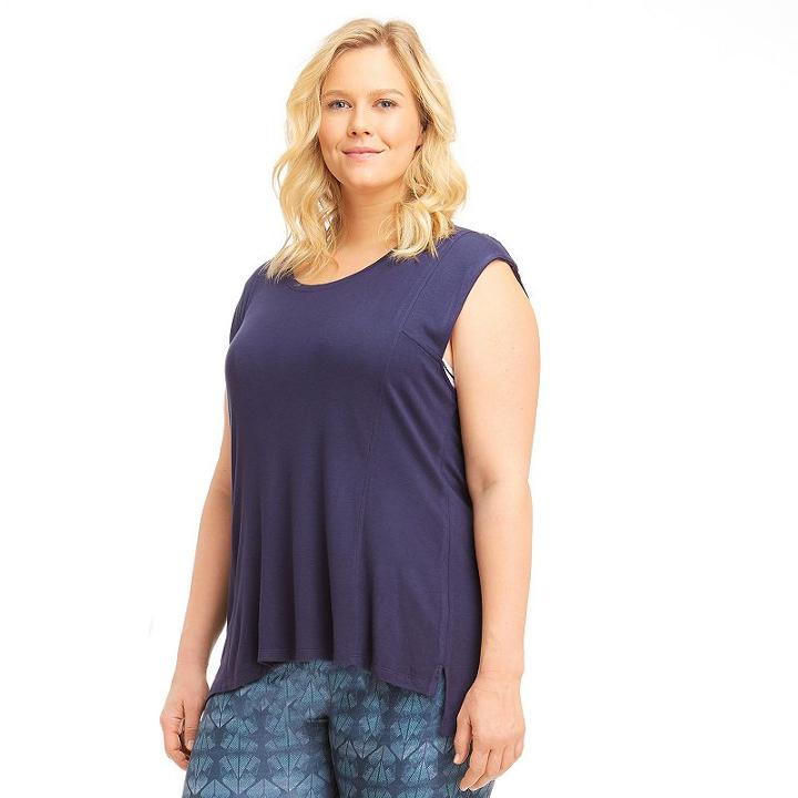 Plus Size Marika Curves High-low Tee, Women's, Size: 2xl, Oxford