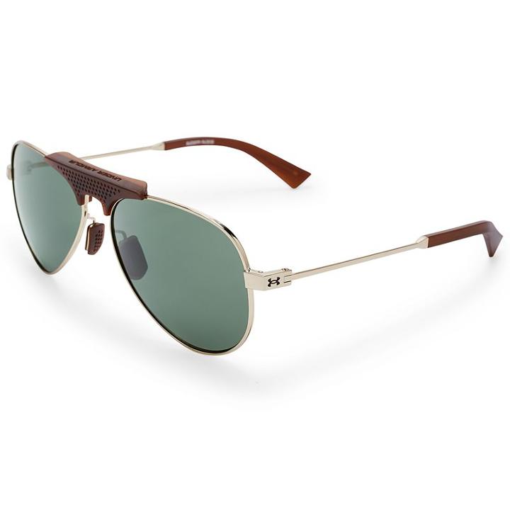 Men's Under Armour Getaway Aviator Sunglasses, Green