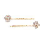 Lc Lauren Conrad 2-pc. Bubbling Stone Cluster Bobby Pin Set, Women's, Blue