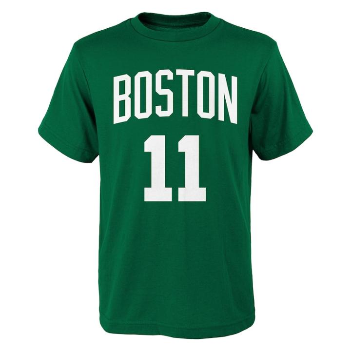 Boys 8-20 Boston Celtics Kyrie Irving Player Name & Number Replica Tee, Size: S 8, Brt Green