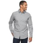 Men's Apt. 9&reg; Premier Flex Slim-fit Stretch Button-down Shirt, Size: Large Slim, Med Grey