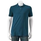 Men's Sonoma Goods For Life&trade; Flexwear Slim-fit Solid Pique Polo, Size: Medium, Dark Blue