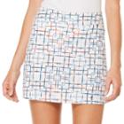 Women's Grand Slam Performance Print Golf Skort, Size: Xs, Light Blue